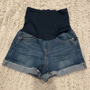 Maternity Jean shorts